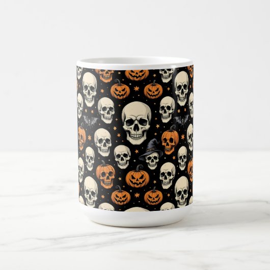 Skulls voor Halloween Koffiemok (Center)