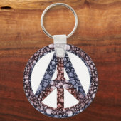 Skulls, vrede en anarchie sleutelhanger (Voorkant)