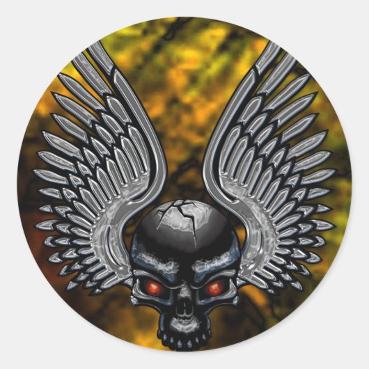 Skullwing X Sticker (Voorkant)