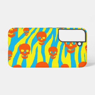 Skully Mod Zebra Samsung Galaxy Hoesje