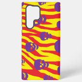 Skully Mod Zebra Samsung Galaxy Hoesje (Achterkant)