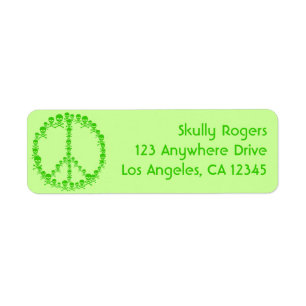 Skully Peace Etiket