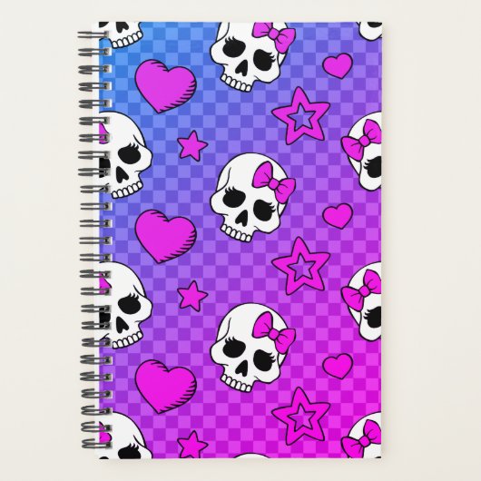 Skully Pop Kawaii Planner (Voorkant)