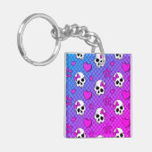 Skully Pop Kawaii Sleutelhanger (Voorkant Links)