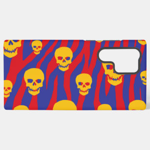 Skully Pop Zebra Samsung Galaxy Hoesje