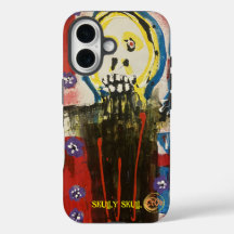 Skully Skull IPhone 16 Hoesje