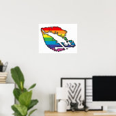 skullz en lippen. poster (Thuiskantoor)