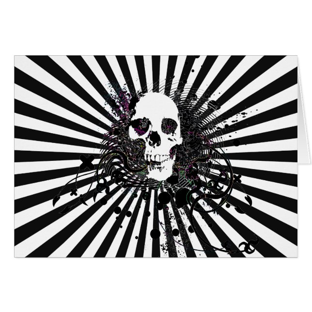 skullz. flèches droites torsadées. (Devant horizontal)