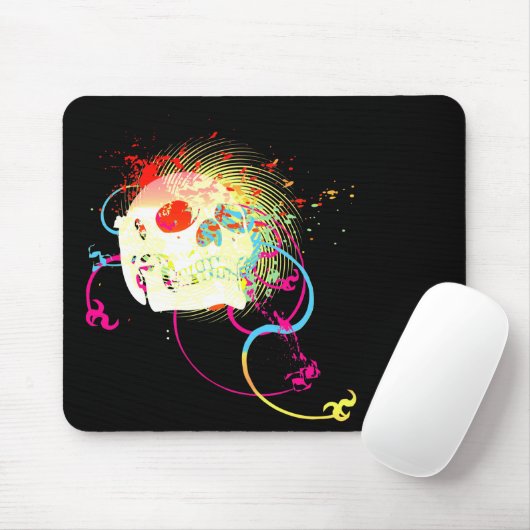 skullz. omhoog verdraaide pijlen. muismat (Met muis)