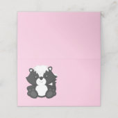 Skunk Baby shower Roze (Buitenkant ongevouwen)