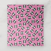 Skunk Baby shower Roze (Binnenkant ongevouwen)