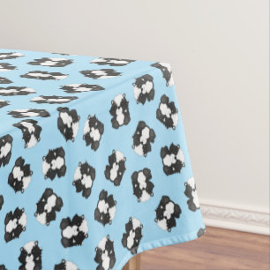 Skunk Birthday Party Blue Tafelkleed