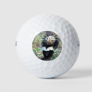 Skunk Black and White Golfballen
