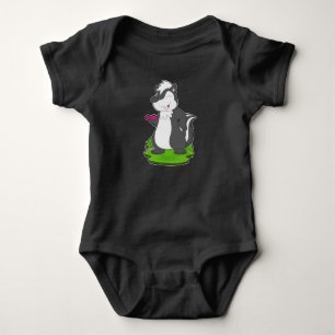 Skunk Bodybuilder Dumbbell Bodybuilding Romper