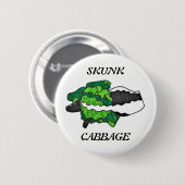 Skunk Cabbage Art Button (Voorkant /achterkant)