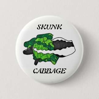 Skunk Cabbage Art Button