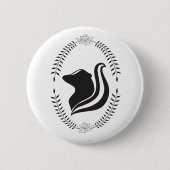Skunk Cameo Silhouette Button (Voorkant)