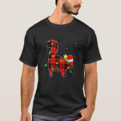 Skunk Kerstman Sinterklaas Hoed Kerst Lichtjes Vak T-shirt (Voorkant)
