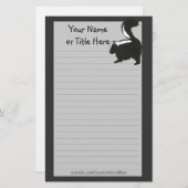 Skunk Stationery Briefpapier (Voorkant / Achterkant)