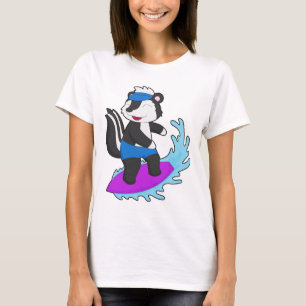 Skunk Surfen Surfplank Zomer T-shirt