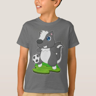 Skunk Voetballer Voetbal T-shirt