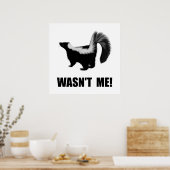 Skunk was weg. poster (Keuken)