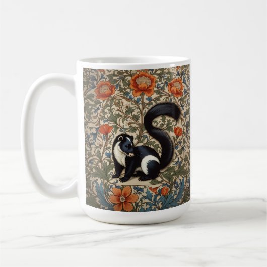  Skunk William Morris Geïnspireerd Koffiemok (Links)