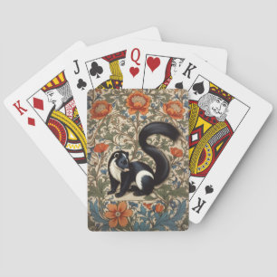Skunk William Morris Geïnspireerd Pokerkaarten