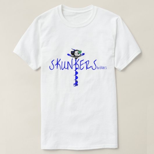 Skunkers AUGER Basic Ice Vist T-shirt (Design voorkant)