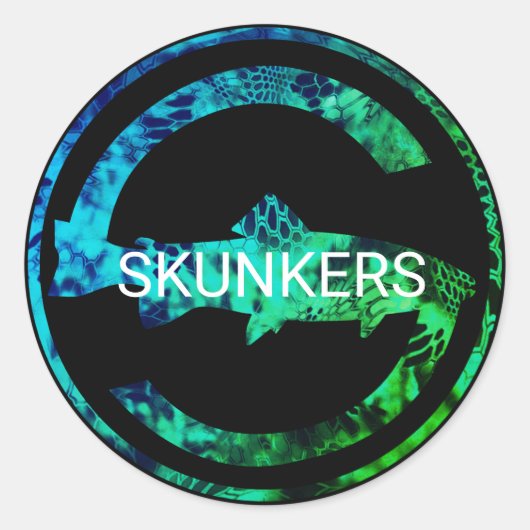 Skunkers Kryptek Sticker (Voorkant)
