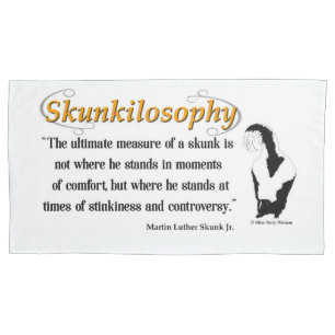 Skunkilosophy: Ultieme maatstaf voor een proefdier Kussensloop