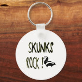 Skunks Rock! Button Sleutelhanger (Voorkant)