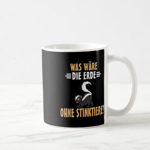 Skunks voor milieubescherming koffiemok