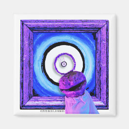 Skwot Boven Assie de Barker op Oog Alien Magneet