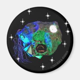 Skwot boven Master Asteroidhead met sterren Magneet