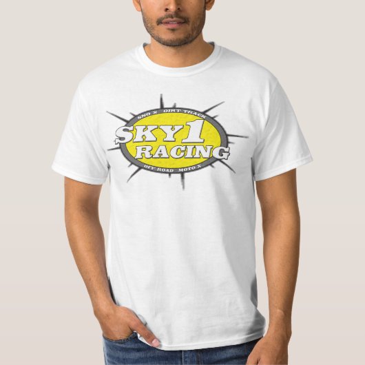 Sky 1 Racing T-shirt (Voorkant)