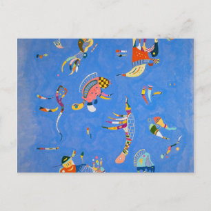 Sky Blue, 1940 by Wassily Kandinsky Briefkaart