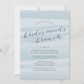Sky Blue Bridesmaids Brunch Uitnodiging (Voorkant)