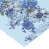 Sky Blue Butterfly Flower Medow Tafelkleed (Gekanteld)