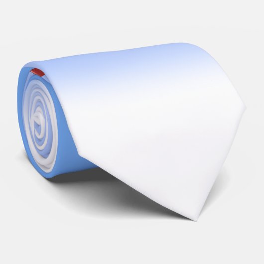 Sky Blue Clouds-Stropdas Stropdas (Opgerold)