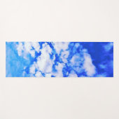 Sky Blue Clouds Yogamat (Voorkant (horizontaal))