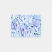 Sky Blue Crystals Persoonlijke naam Post-it® Notes (Voorkant)