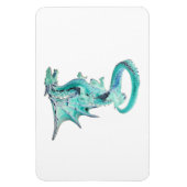 Sky Blue Dragon Horizontale Flexibele Fotomagneet Magneet (Verticaal)