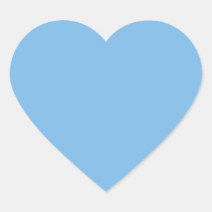 Sky Blue (effen kleur) Aero Hart Sticker