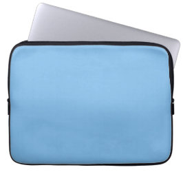 Sky Blue (effen kleur) Laptop Sleeve