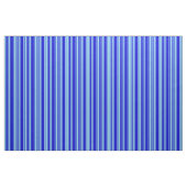 Sky Blue en Blue Colour Lined Pattern Stof (Fat Quarter)