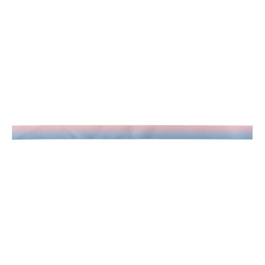 Sky Blue en Coral Ombre Lint (Voorkant)