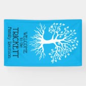 Sky Blue Family Reunion - overzicht  Spandoek (Horizontaal)