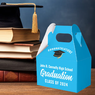 Sky Blue Felicitaties Afstuderen Schattige Afstude Bedankdoosjes