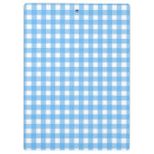 Sky blue gingham klembord (Achterkant)